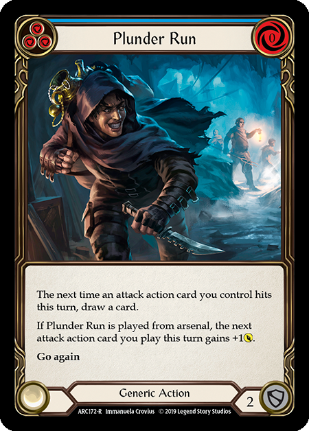 Plunder Run (Blue) - ARC172 - Foil