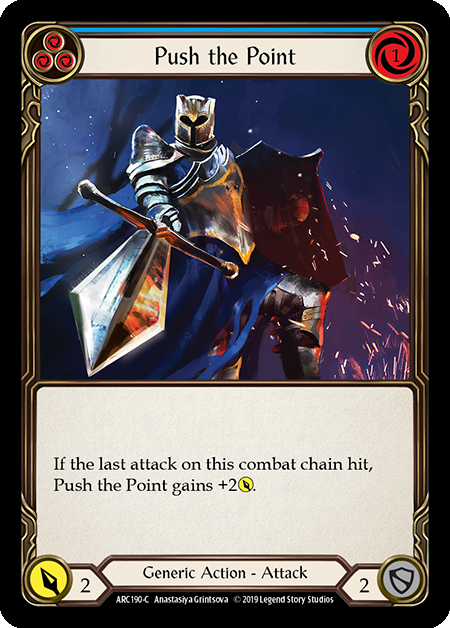 Push the Point (Blue) - ARC190 - Foil