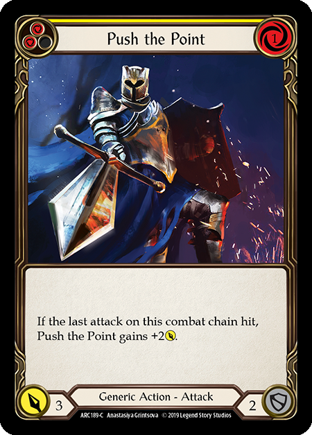 Push the Point (Yellow) - ARC189 - Foil
