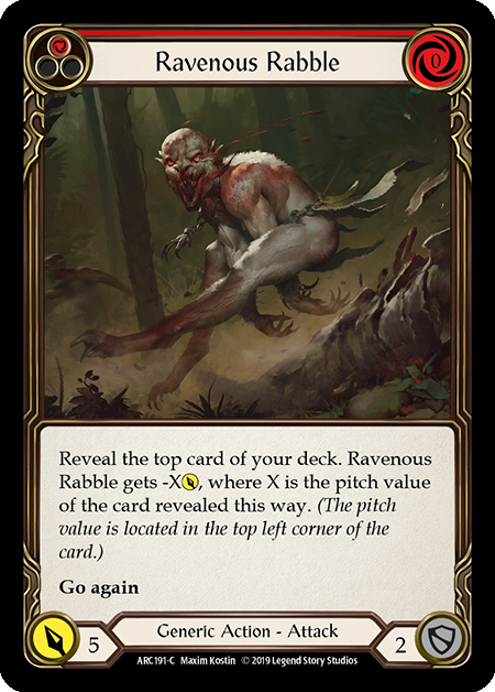 Ravenous Rabble (Red) - ARC191 - Foil