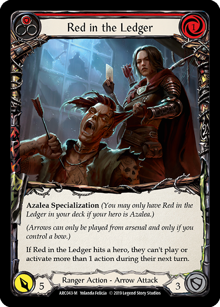 Red in the Ledger - ARC043 - Foil