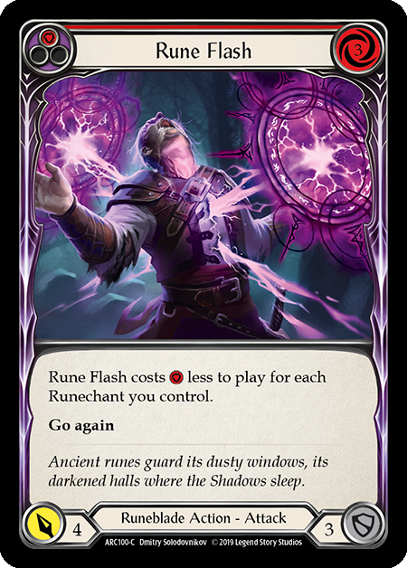 Rune Flash (Red) - ARC100 - Foil