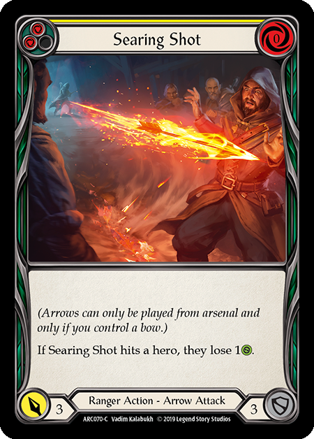 Searing Shot (Yellow) - ARC070 - Foil