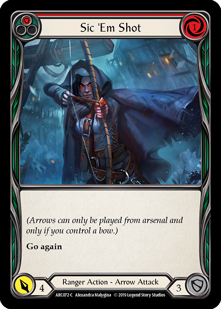 Sic 'Em Shot (Red) - ARC072 - Foil
