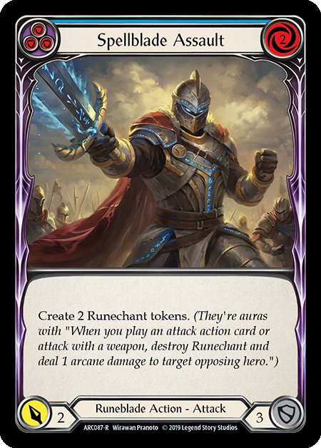 Spellblade Assault (Blue) - ARC087 - Foil