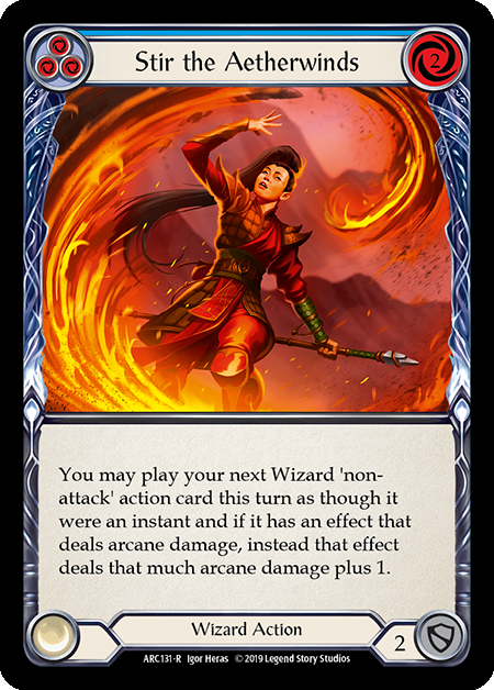 Stir the Aetherwinds (Blue) - ARC131 - Foil