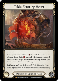 flesh and blood arcane rising unlimited teklo foundry heart arc