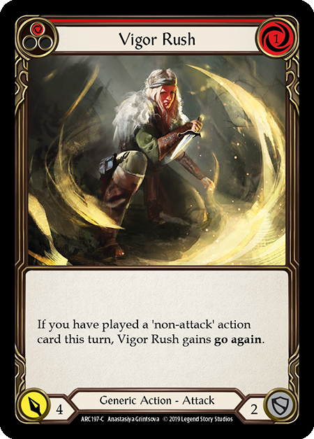 Vigor Rush (Red) - ARC197 - Foil