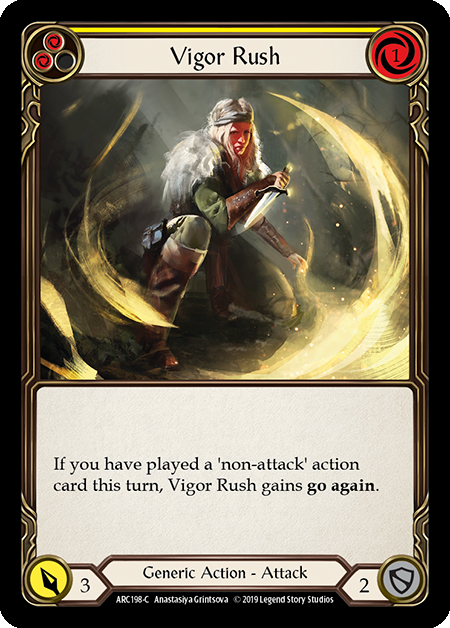 Vigor Rush (Yellow) - ARC198 - Foil