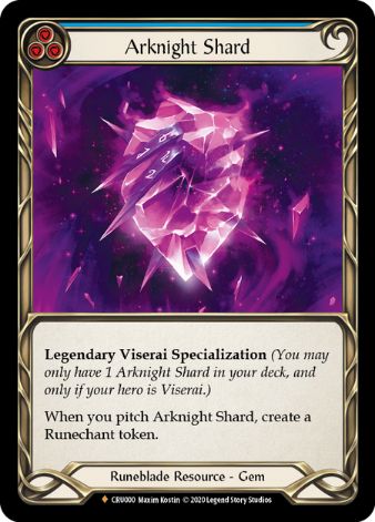 Arknight Shard - CRU - 1st edition