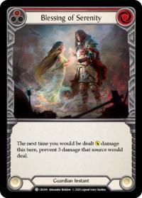 flesh and blood crucible of war 1st edition blessing of serenity red cru 1st edition foil