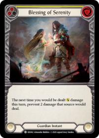 flesh and blood crucible of war 1st edition blessing of serenity yellow cru 1st edition foil