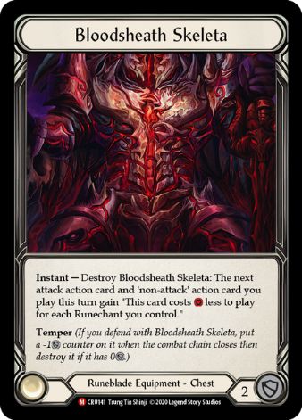 Bloodsheath Skeleta - CRU - 1st edition