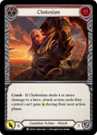 flesh and blood crucible of war 1st edition chokeslam red cru 1st edition foil