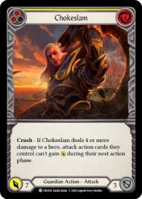 flesh and blood crucible of war 1st edition chokeslam yellow cru 1st edition foil