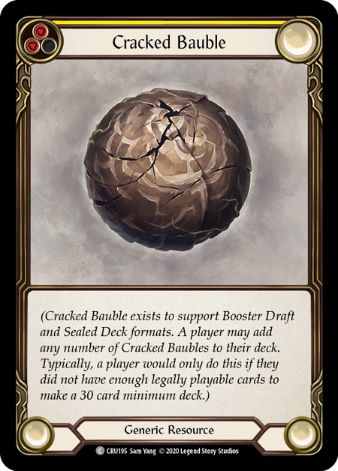 Cracked Bauble - CRU - 1st edition