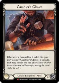 flesh and blood crucible of war 1st edition gambler s gloves cru 1st edition foil