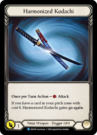 Harmonized Kodachi (Reverse) - CRU - 1st edition