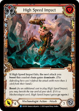 High Speed Impact (Red) - CRU - 1st edition