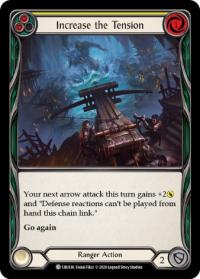 flesh and blood crucible of war 1st edition increase the tension yellow cru 1st edition foil