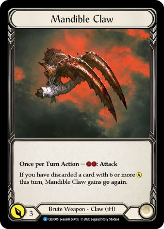 Mandible Claw (Reverse) - CRU - 1st edition