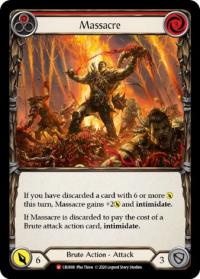 flesh and blood crucible of war 1st edition massacre cru 1st edition foil