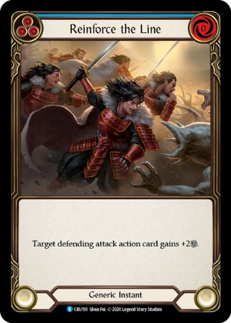 Reinforce the Line (Blue) - CRU - 1st edition