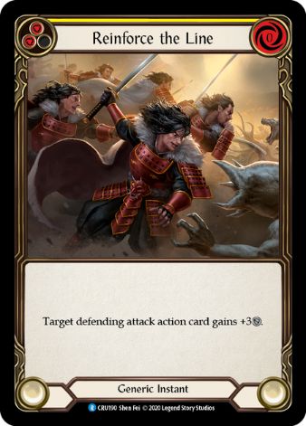 Reinforce the Line (Yellow) - CRU - 1st edition