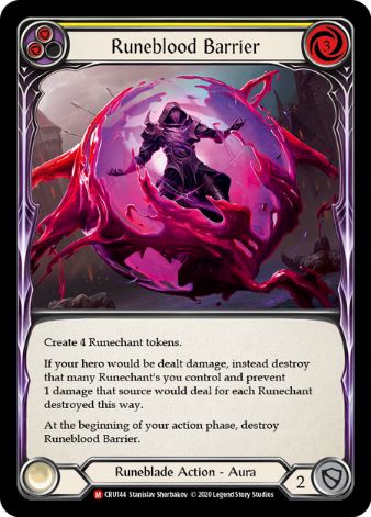 Runeblood Barrier - CRU - 1st edition