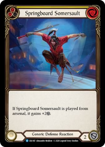Springboard Somersault - CRU - 1st edition