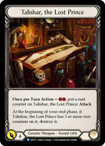 Talishar, the Lost Prince - CRU - 1st edition