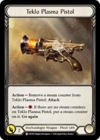 flesh and blood crucible of war 1st edition teklo plasma pistol cru 1st edition foil