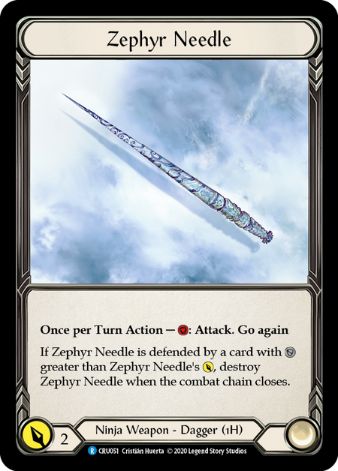 Zephyr Needle - CRU - 1st edition