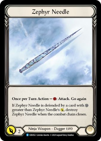 Zephyr Needle (Reverse) - CRU - 1st edition