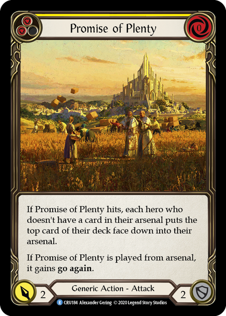 Promise of Plenty (Yellow) - CRU