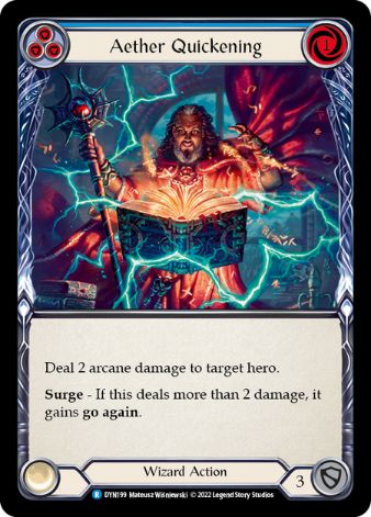 Aether Quickening (Blue) - DYN