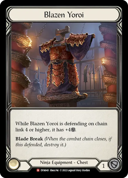 Blazen Yoroi - DYN - Rainbow Foil