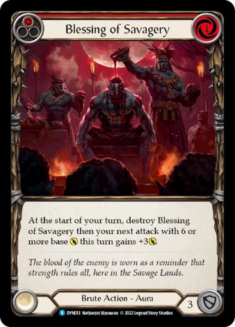 Blessing of Savagery (Red) - DYN