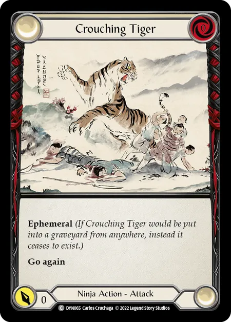 Crouching Tiger - DYN - Rainbow Foil