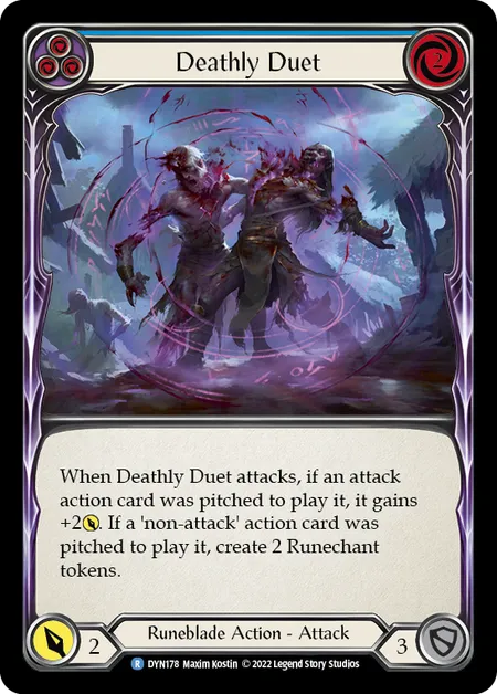 Deathly Duet (Blue) - DYN - Rainbow Foil