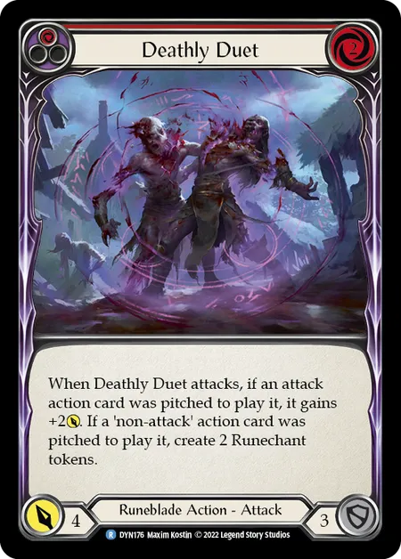 Deathly Duet (Red) - DYN - Rainbow Foil