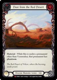 flesh and blood dynasty dust from the red desert dyn rainbow foil