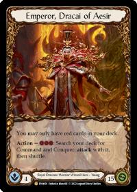 flesh and blood dynasty emperor dracai of aesir dyn rainbow foil