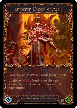 Emperor, Dracai of Aesir - DYN
