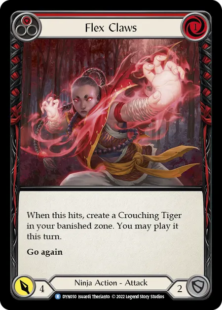 Flex Claws (Red) - DYN - Rainbow Foil