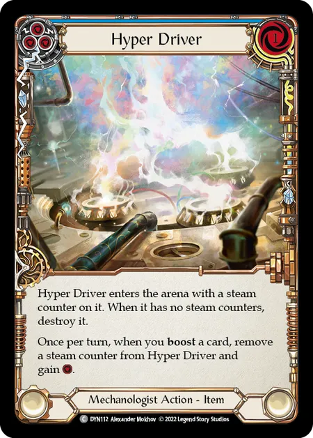 Hyper Driver (Blue) - DYN - Rainbow Foil