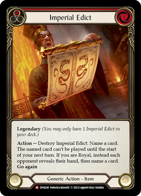 Imperial Edict - DYN - Rainbow Foil