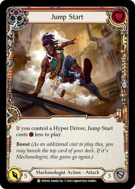 Jump Start (Red) - DYN - Rainbow Foil