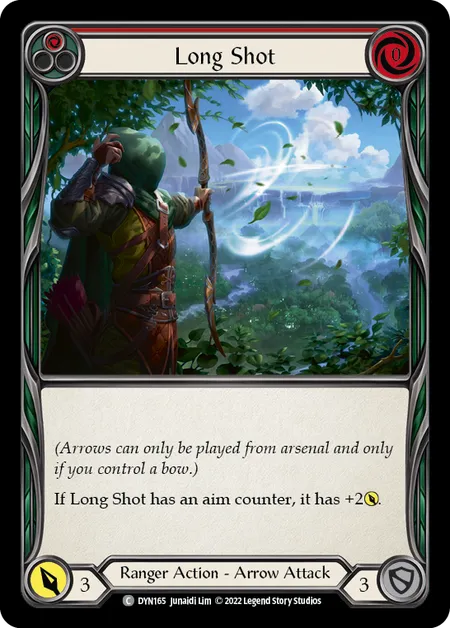Long Shot (Red) - DYN - Rainbow Foil