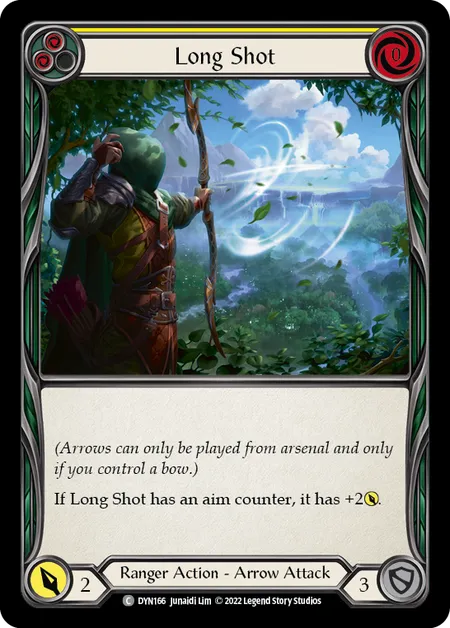 Long Shot (Yellow) - DYN - Rainbow Foil